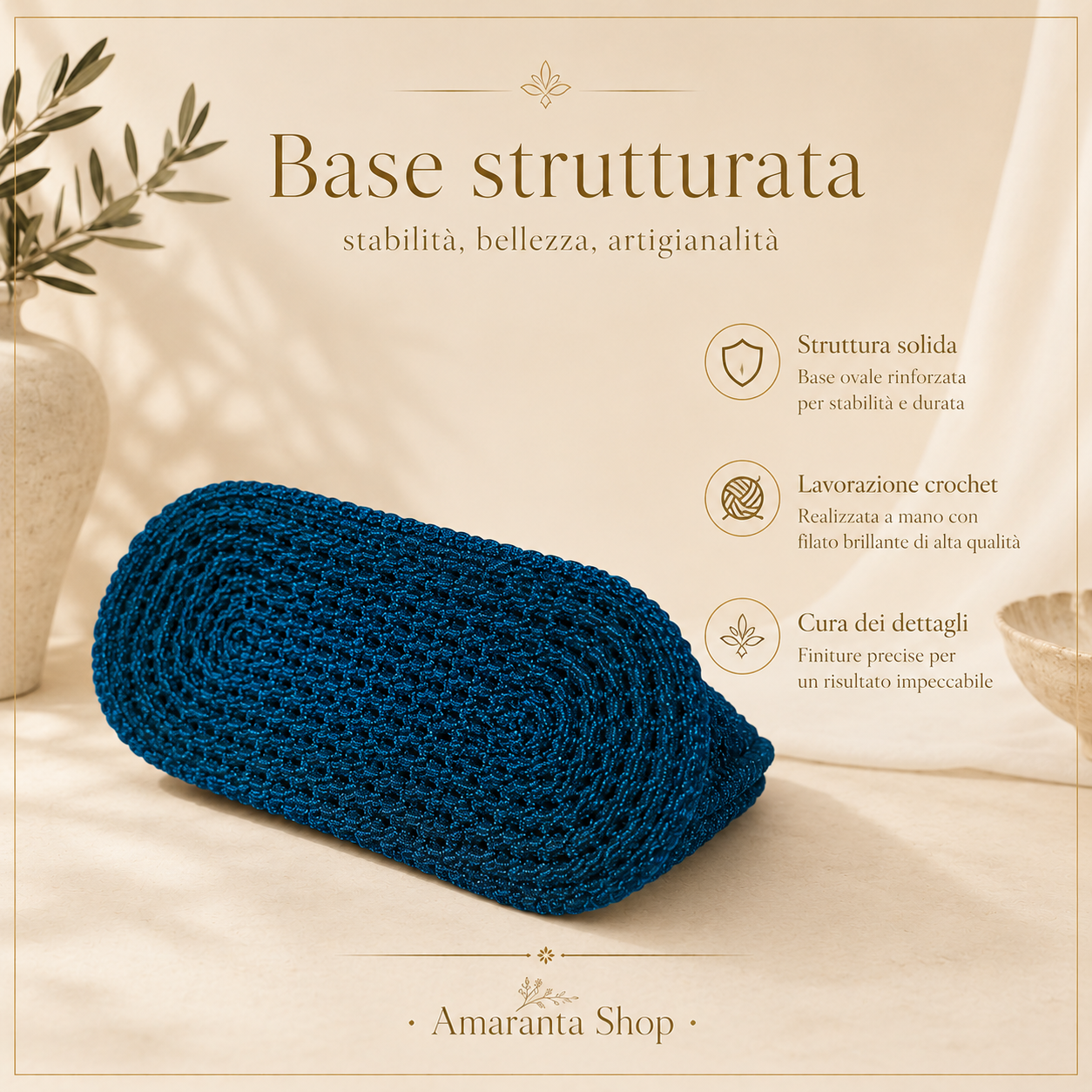 borsa crochet elegante Amaranta Shop